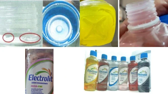 Lotes de Electrolit falsificados