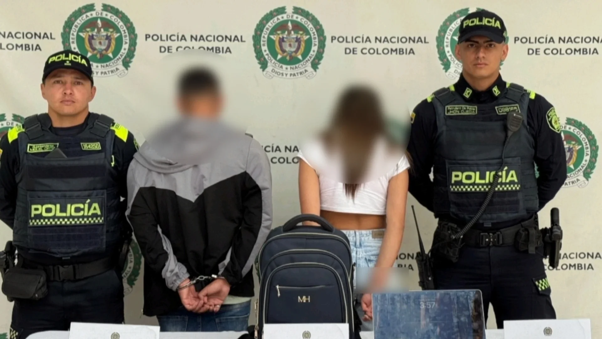 Capturan a dos ladrones en Bogotá.