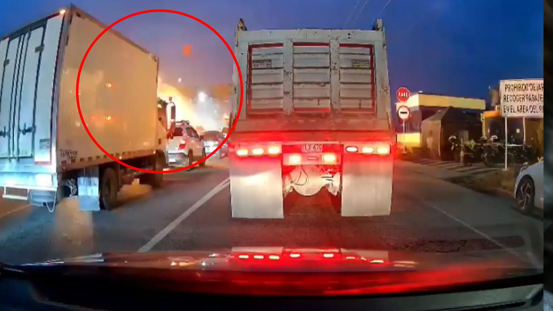 Accidente peaje Casa Blanca