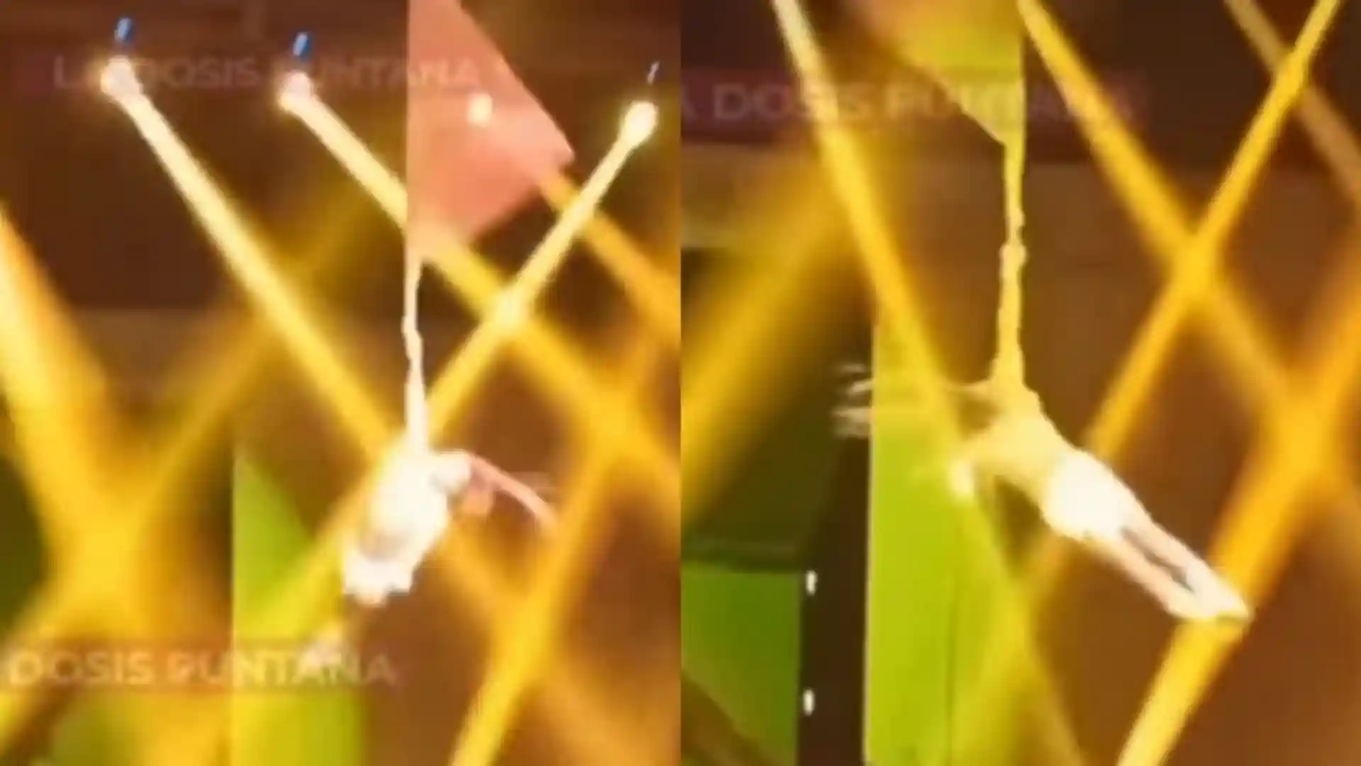 acrobata se cayo en circo argentina video