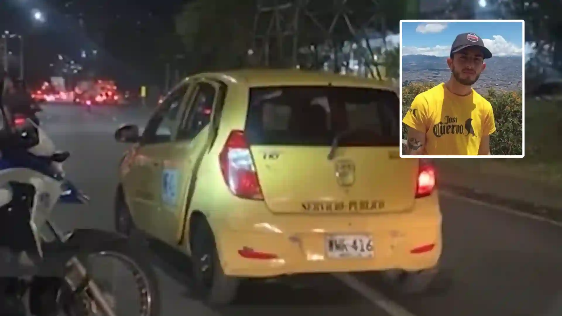 Video captó el brutal ataque de taxista con un bate contra joven de 23 años en Bello, Antioquia
