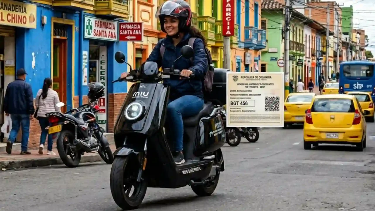 Documentos obligatorios que deben tener las motos eléctricas en Colombia para transitar en 2026