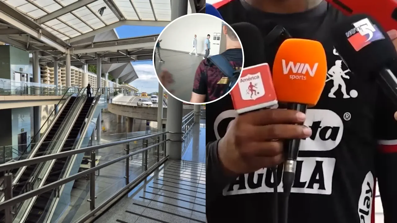 Supposed Deportivo Cali fan assaulted recognized América journalist at the airport