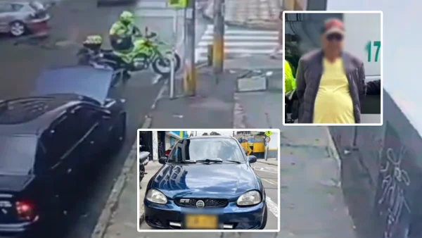 Alarma delató a hombre que había robado un carro en Bogotá: tiene un extenso prontuario