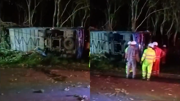 Bus intermunicipal se volcó en la vía Ibagué-Bogotá: cinco personas habrían muerto y 20 resultaron heridas
