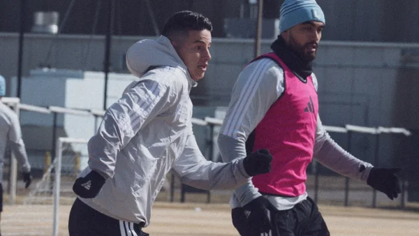 James Rodríguez reapareció y dio un parte de tranquilidad: así se lo vio