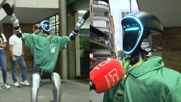 Felisstmente: el robot que recorre Medellín promoviendo las pausas activas Felisstmente: el robot que recorre Medellín promoviendo las pausas activas