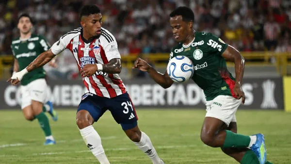 Junior no pudo sostener la ventaja y empató con Palmeiras en Libertadores: vea los goles