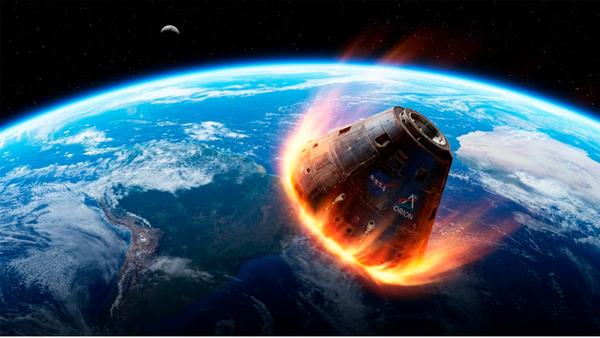 Incomunicada, a 40.000 km/h y 2.700 °C: los riesgos que enfrenta la cápsula Orión en su reingreso a la Tierra Incomunicada, a 40.000 km/h y 2.700 °C: los riesgos que enfrenta la cápsula Orión en su reingreso a la Tierra