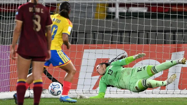 Leicy Santos pone el empate parcial de Colombia ante Venezuela en la Liga de Naciones Femenina