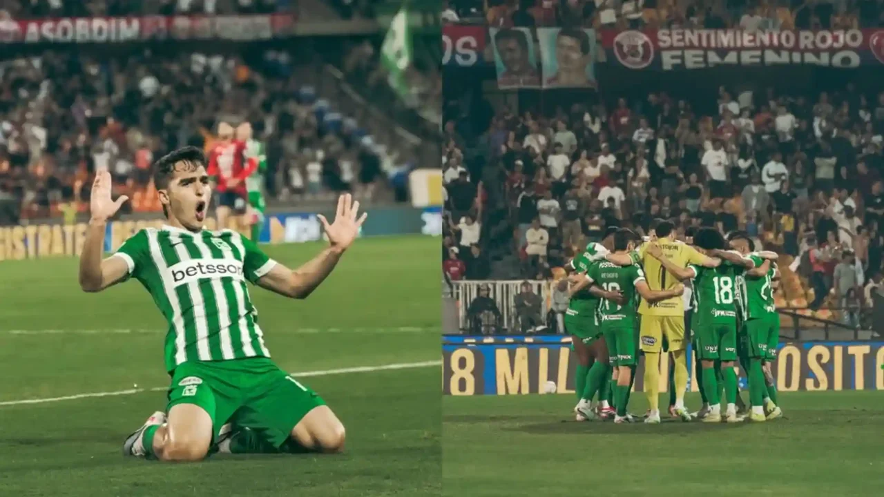 Atlético Nacional won the Antioquia classic 3-2 against Medellín: see the goals