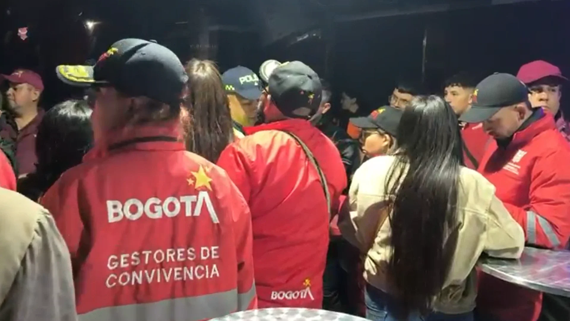 Operativo en los bares de Kennedy, Bogotá.