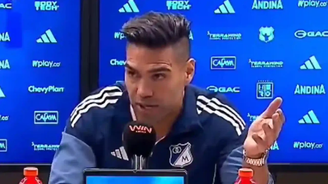 Falcao exploded again against the refereeing after the classic with Santa Fe: "I don't know what the fear is"