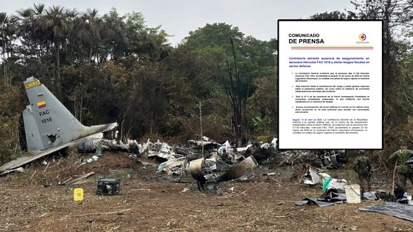 Solo el 19% de las aeronaves de la FAC están aseguradas: alertan tras tragedia del Hércules