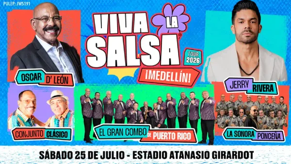 Medellín se alista para Viva la Salsa 2026: cartel confirmado y detalles del evento