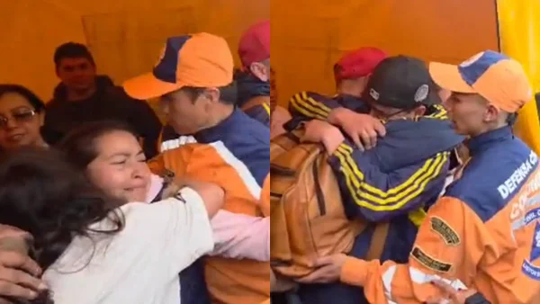 VIDEO: así fue el reencuentro de los siete desaparecidos en Monserrate con sus familias