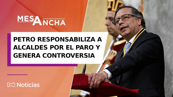 Petro responsabiliza a alcaldes por el paro y genera controversia con sus declaraciones