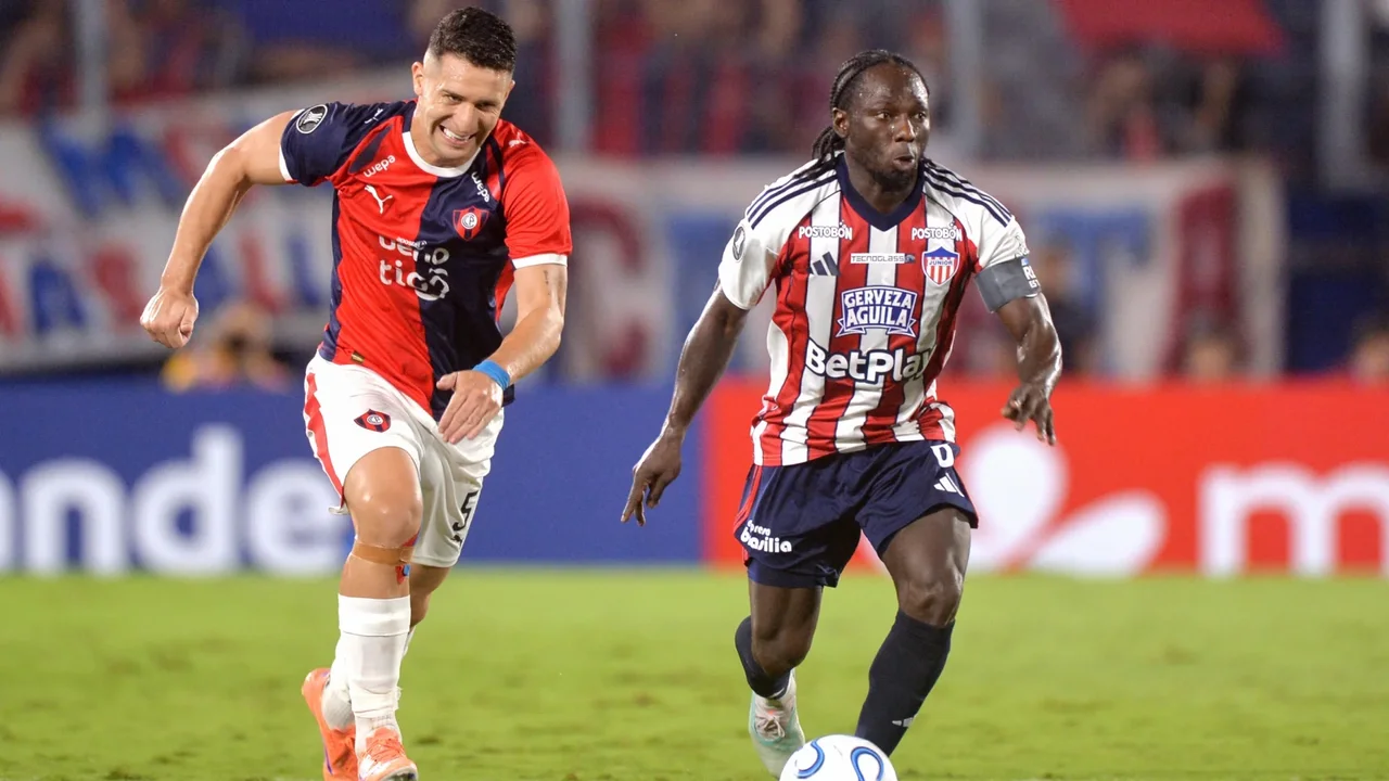 Tough blow for Junior: lost to Cerro Porteño and still without a win in Libertadores