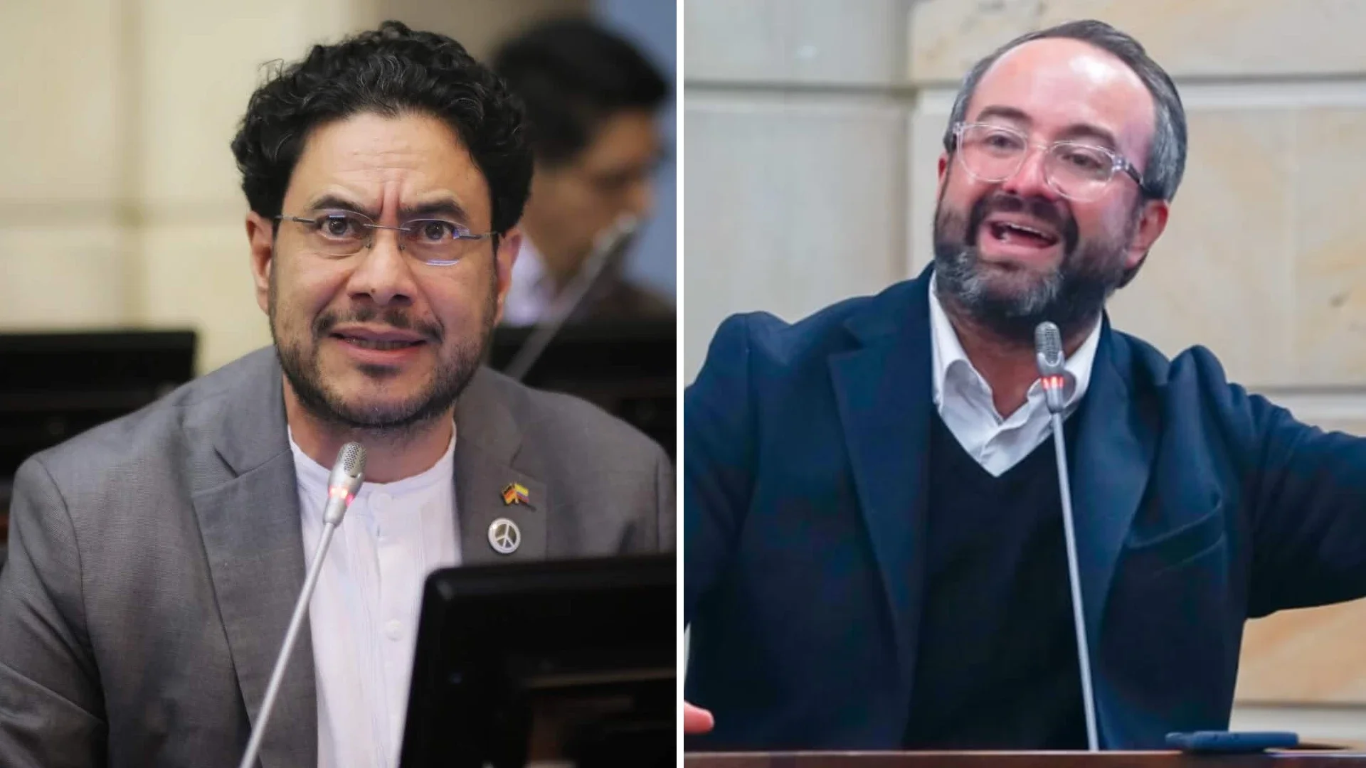 Iván Cepeda y Ciro Ramírez.