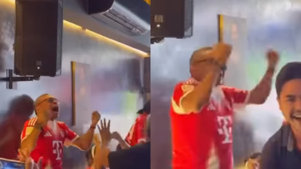 The viral celebration of 'Mane' Díaz after 'Lucho's' great goal to eliminate Real Madrid