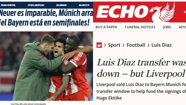 Luis Díaz se llevó todos los focos: así se vio al guajiro en todas las portadas del mundo