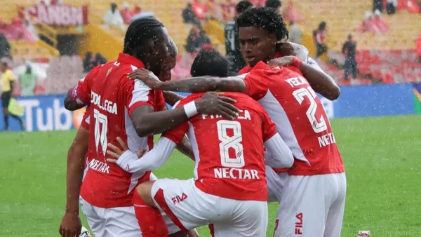 Independiente Santa Fe goleó en El Campín y movió drásticamente la tabla de posiciones: así quedó