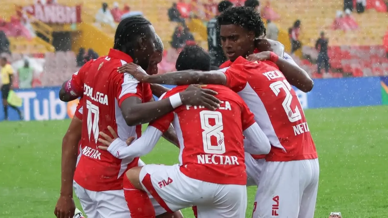 Independiente Santa Fe thrashed at El Campín and drastically changed the standings: this is how it ended up