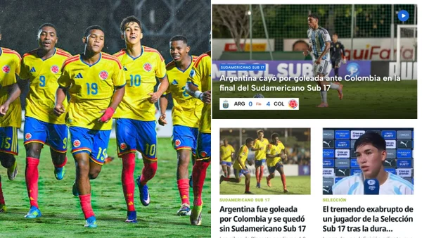 No lo podían creer: así narraron en Argentina la paliza de Colombia en la final