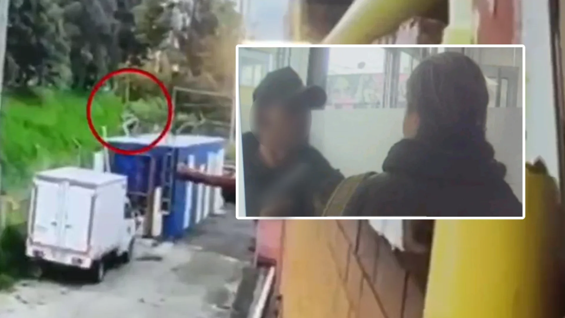 Capturan a ladrón que intentó escapar por el río en Bogotá.