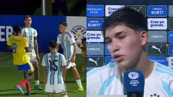 Las fuertes críticas de la prensa argentina al jugador que amenazó a Colombia sub-17