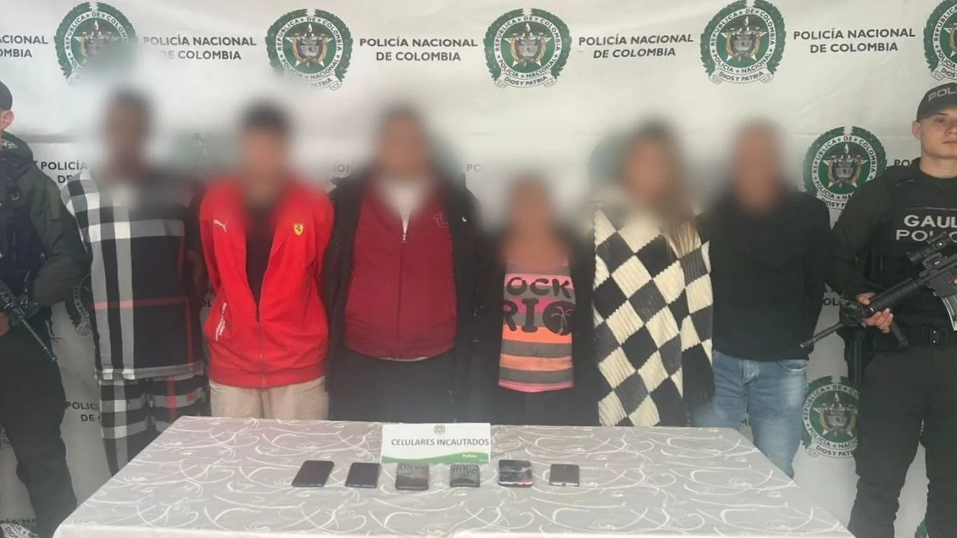 Cayó La Encomienda, banda que extorsionaba en Bogotá.