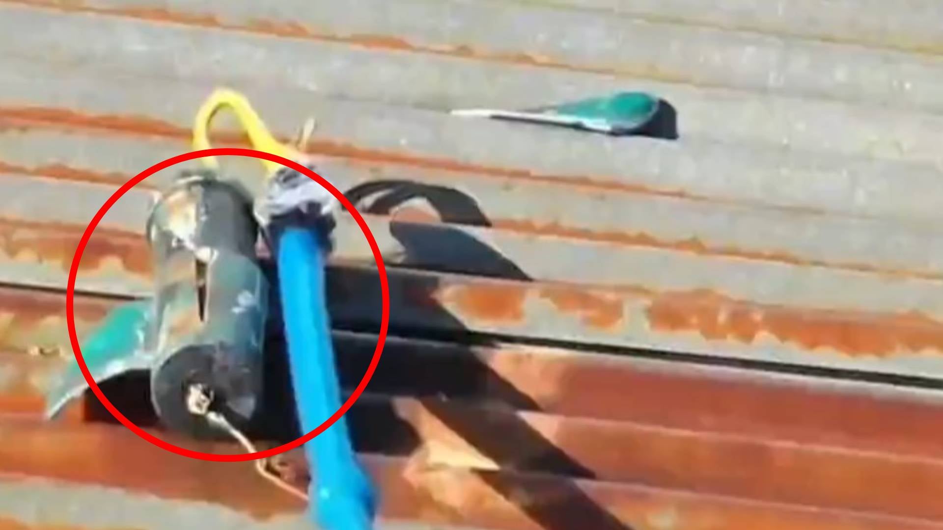 Tatuco que no explotó cayó sobre una vivienda en Popayán