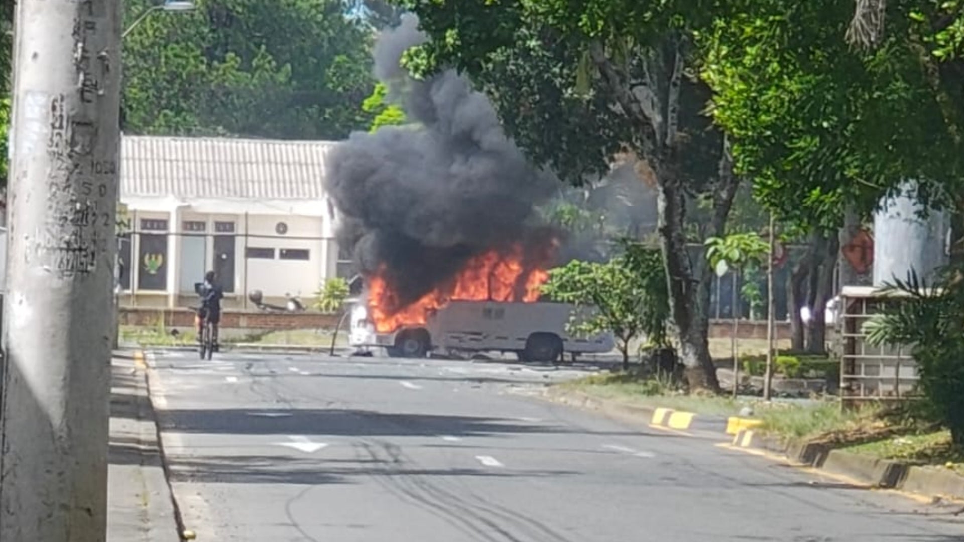 Atentado con explosivos en inmediaciones del Batallón Pichincha de Cali
