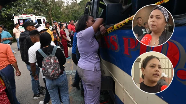 El dolor de las familias tras atentado en la vía Panamericana que dejó 20 muertos