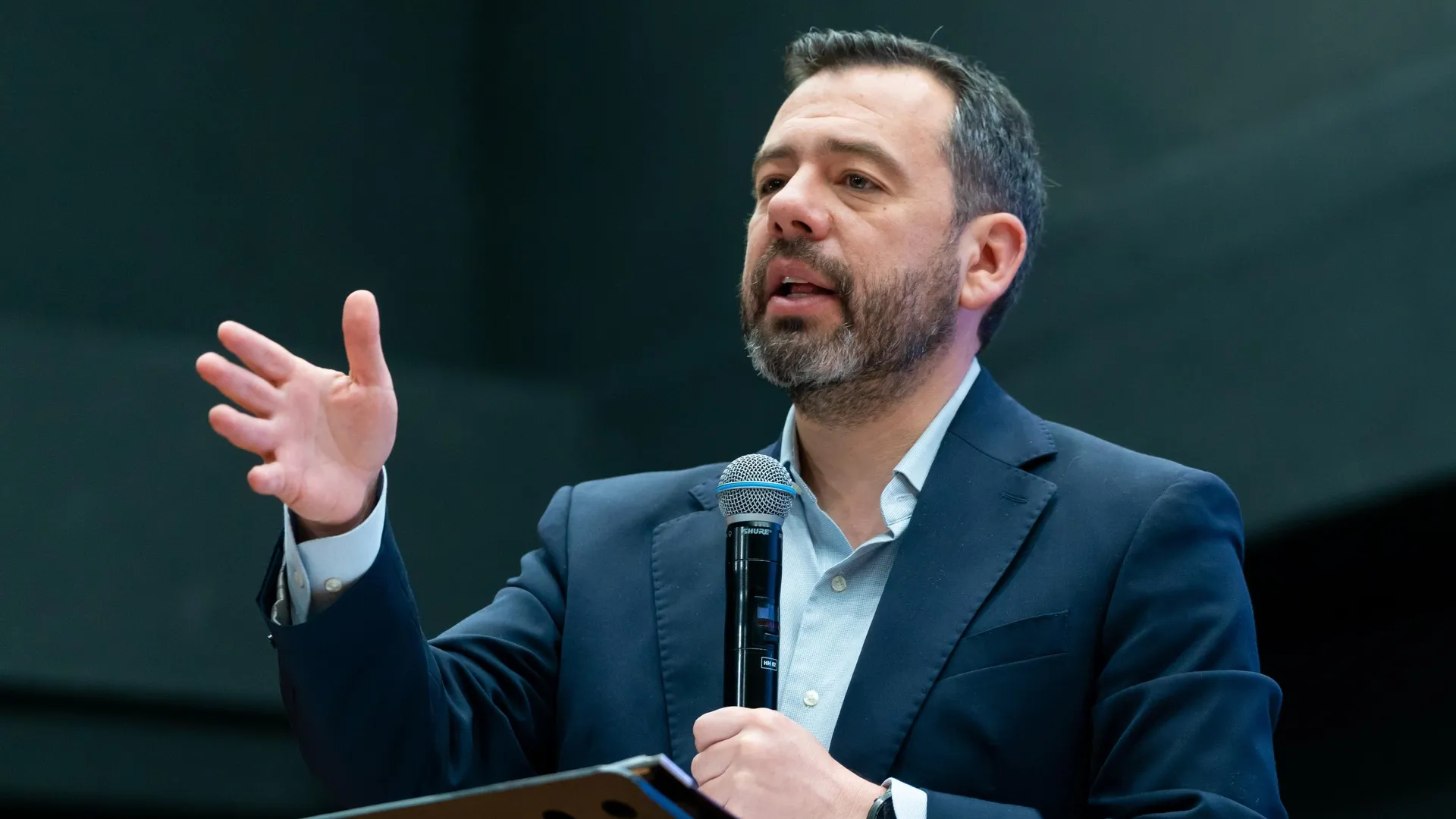 Alcalde de Bogotá Carlos Fernando Galán