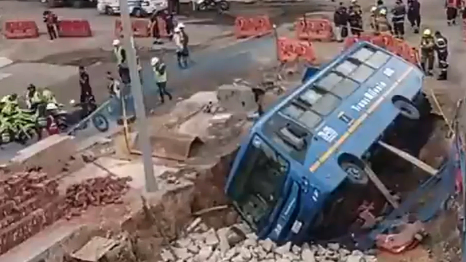 Accidente de bus del SITP.