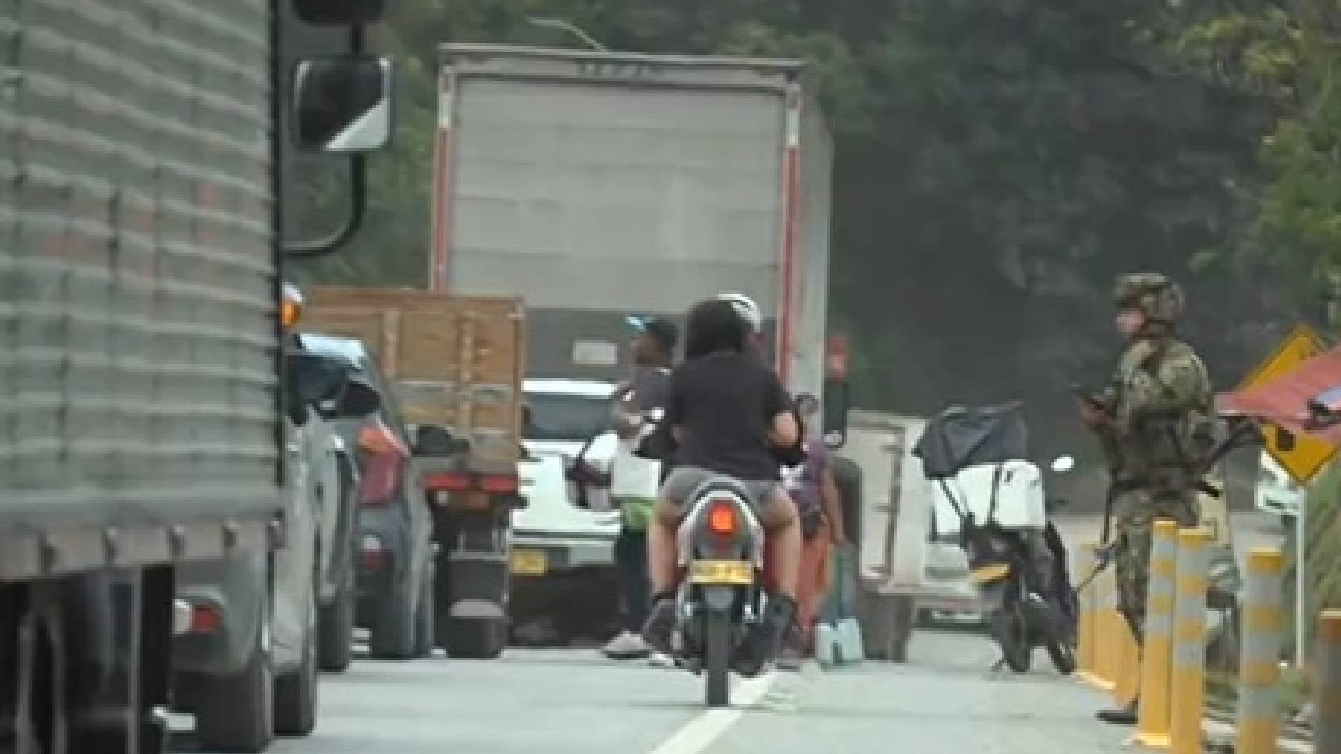 Militarizaron vía Panamericana