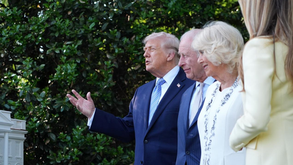 Trump recibe al rey Carlos III y a Camila Parker Bowles en la Casa Blanca