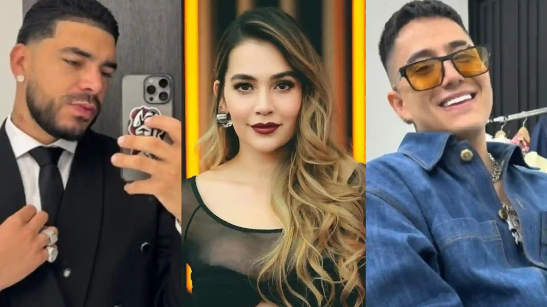 Ryan Castro, Lina Tejeiro y Andy Rivera.