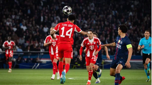 Luis Díaz fue figura: así nació el primer gol del Bayern contra PSG en Champions