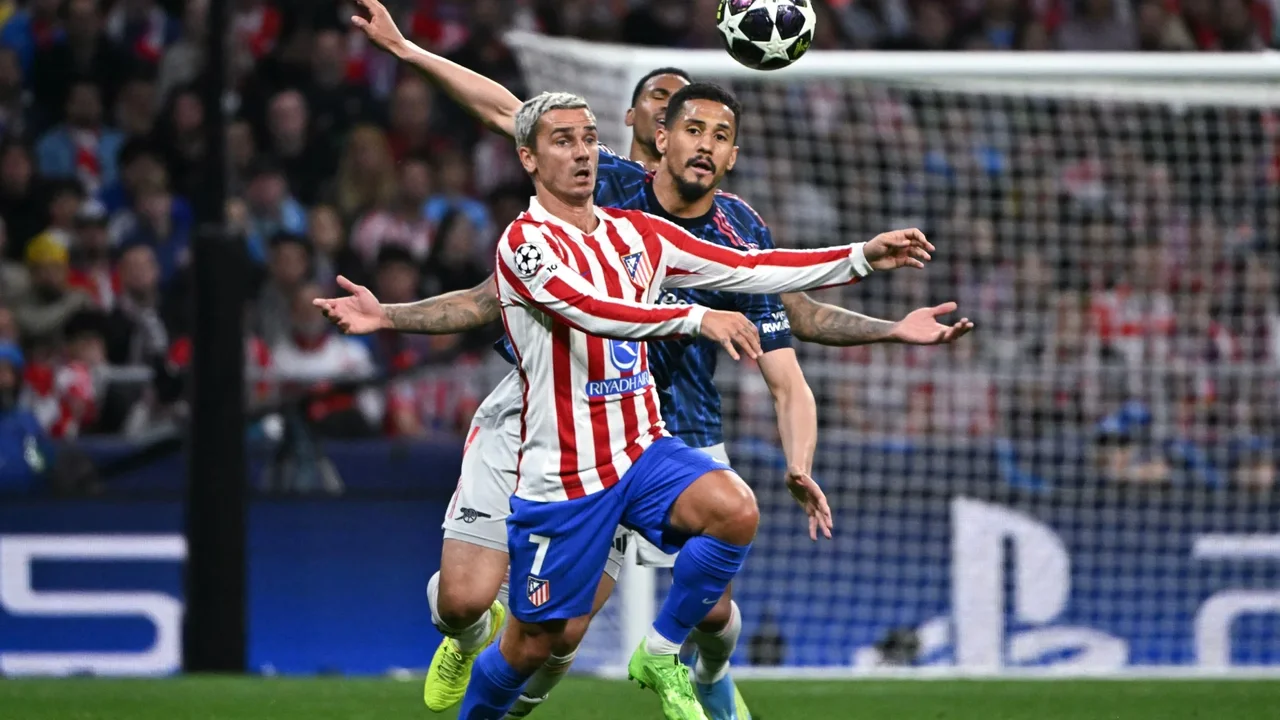 Atletico Madrid drew with Arsenal and left everything for London: see the goals
