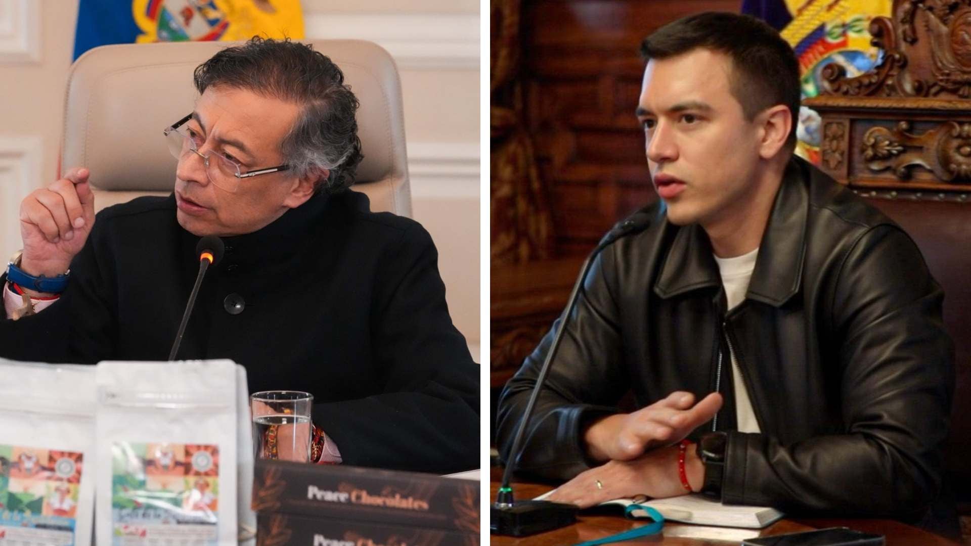 Foto: @petrogustavo/ @DanielNoboaOk