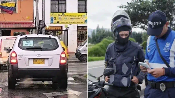 ¿Qué significa el letrero “No PDA” en carros y motos? Aviso es común en Colombia