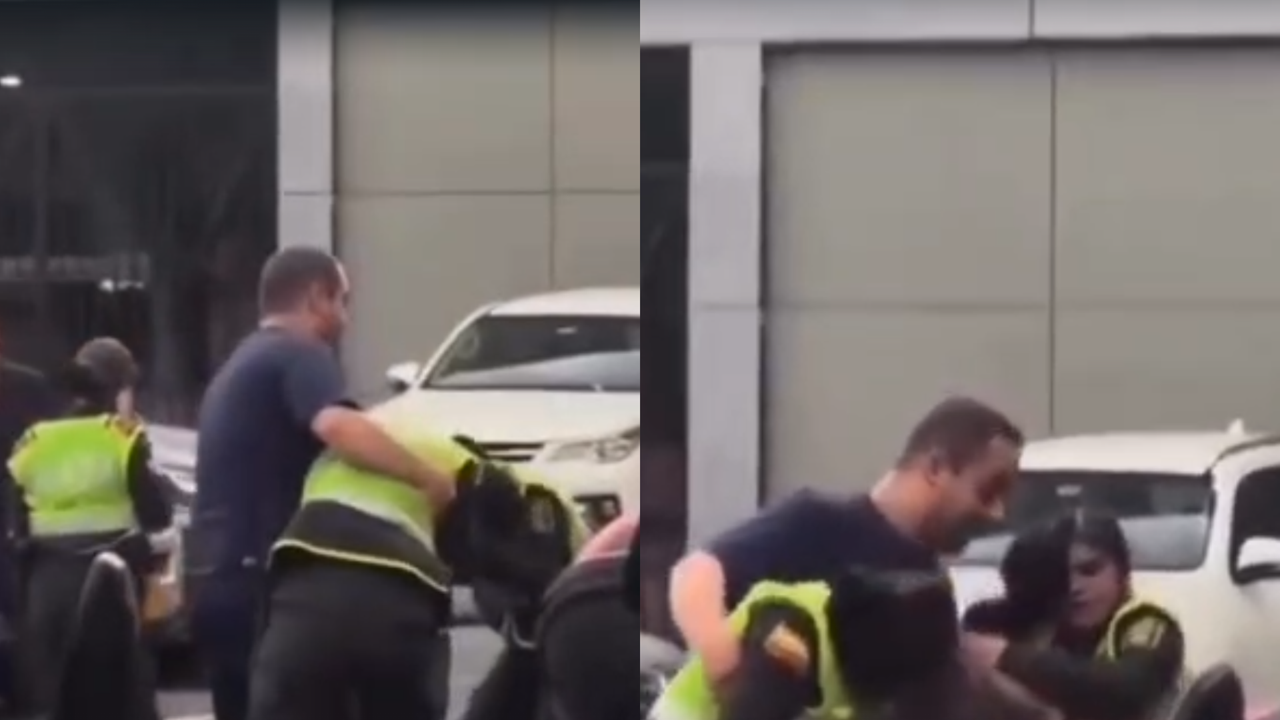 Manizales Police Speaks Out on Fight Recorded on Video Between Two Officers
