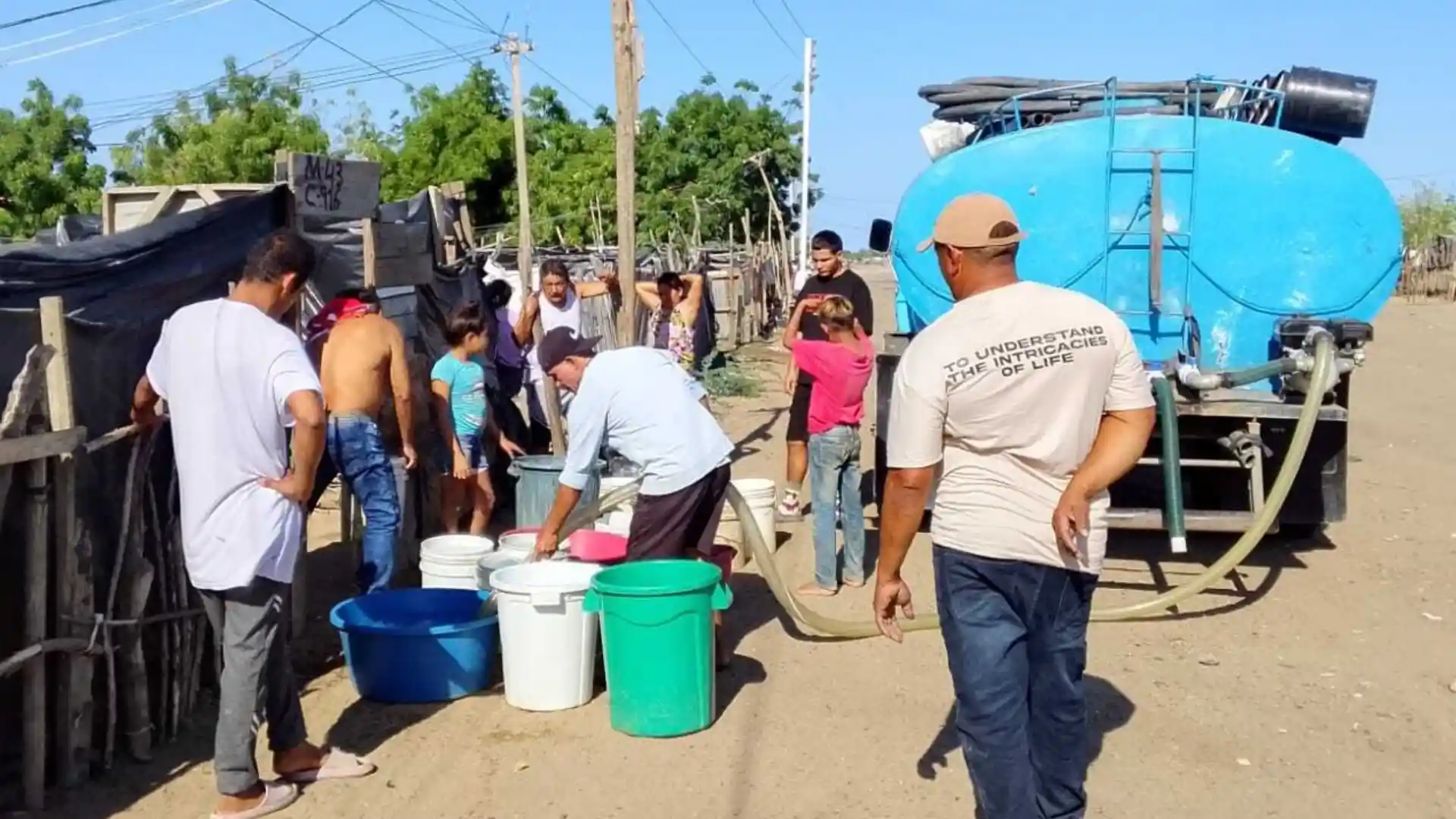 Jornada en La Pista, La Guajira, combinó 50.000 litros de agua y educación comunitaria