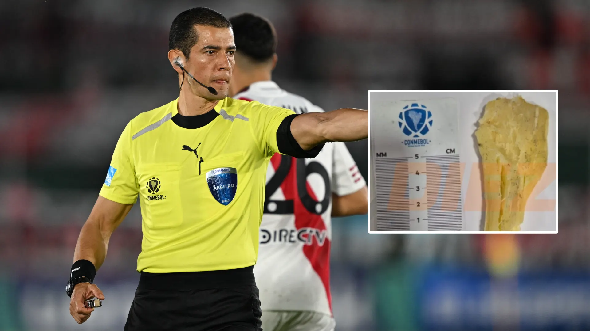 Árbitro Andrés Rojas y sanción por una yuca