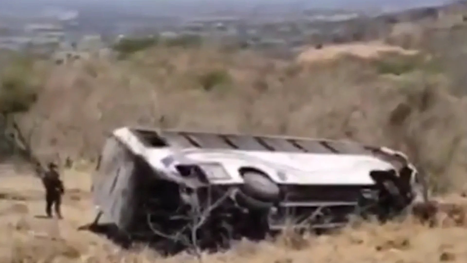 Accidente de tránsito en México.