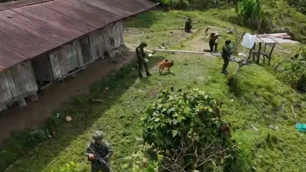 This was the largest explosives laboratory of the FARC dissidents in Cauca: there was a gigantic arsenal