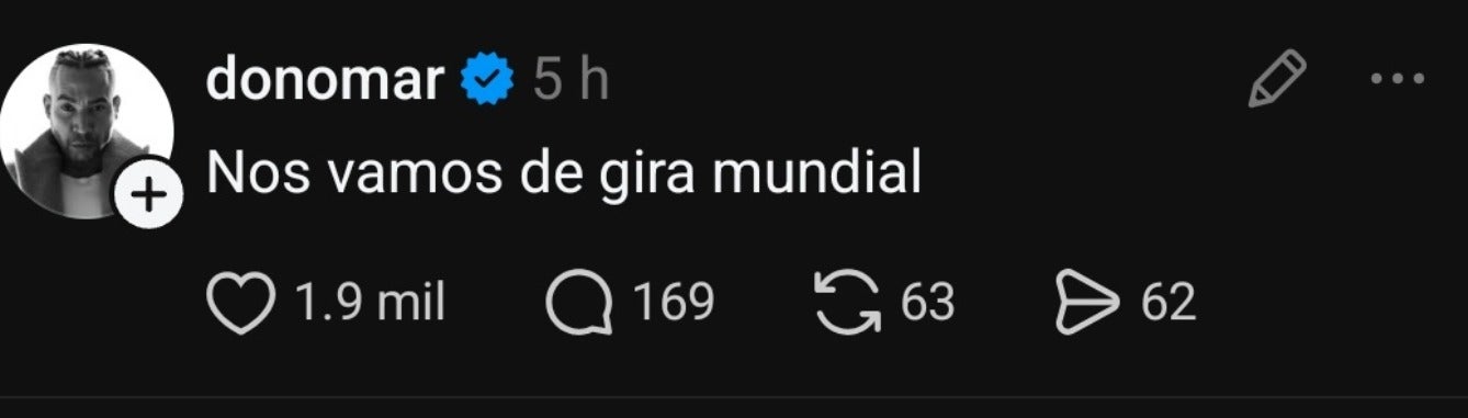 ¿Don Omar estaría anunciando su próxima gira?