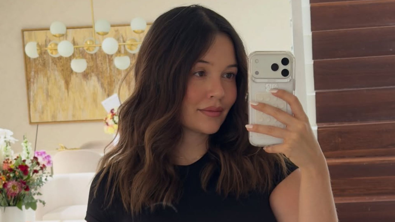 Lina Tejeiro revealed the first photographs of her belly after confirming her pregnancy